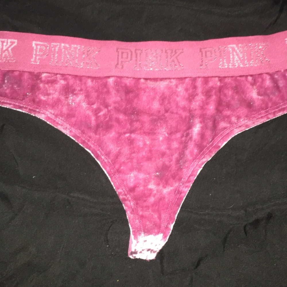 PINK velvet panties